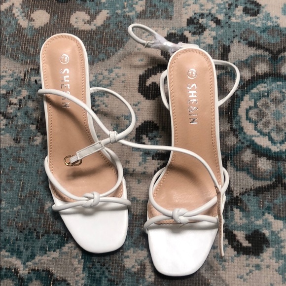 Brand New White Kitten Heels - Picture 5 of 7